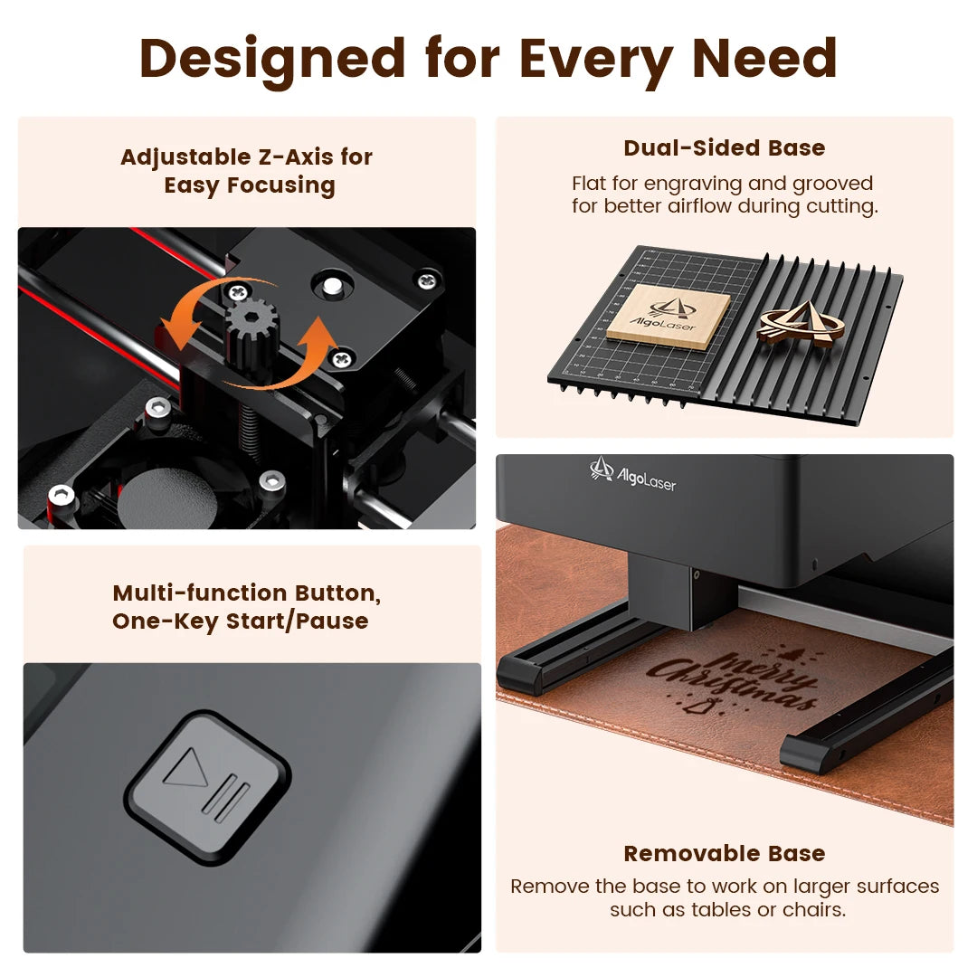 AlgoLaser 5W Compact Laser Engraver And Cutter For Diy Projects