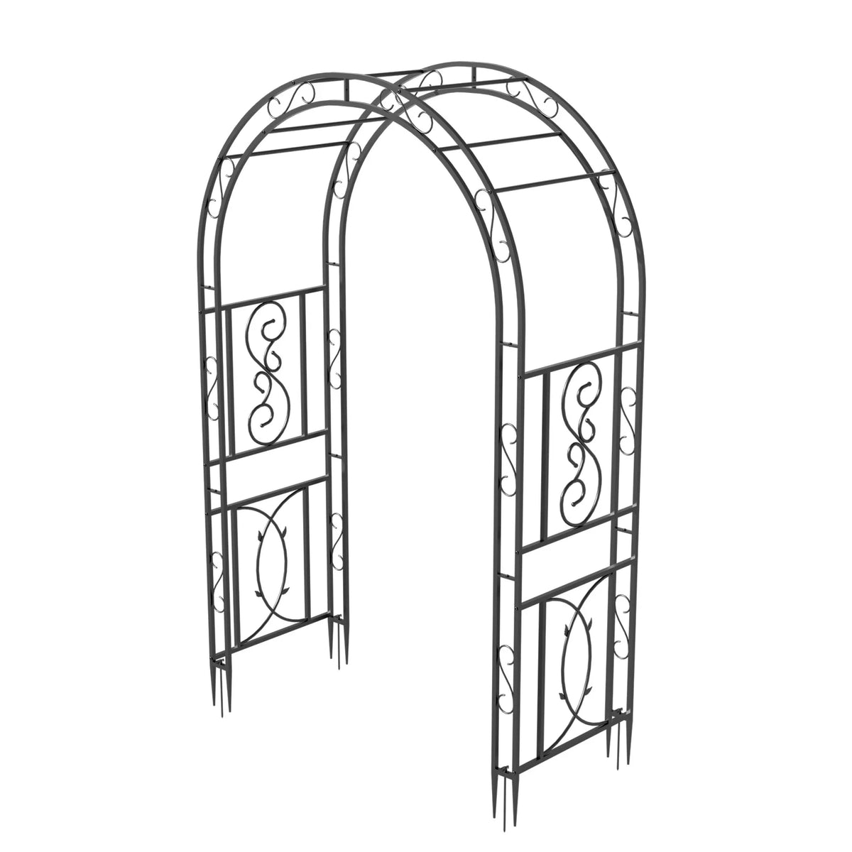 Heavy Duty Metal Garden Arbor Vine Flower Trellis