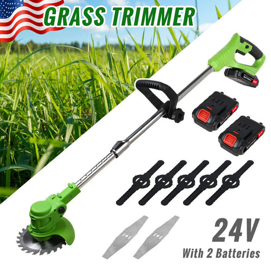 Cordless Brushless Electric 2-In-1 Weed And Grass Trimmer