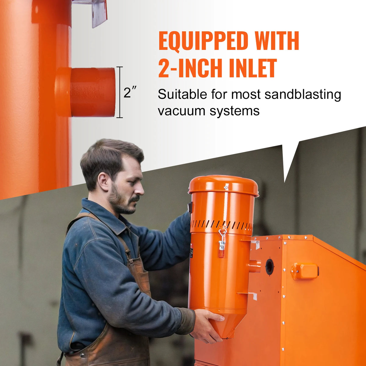 SucceBuy Dust Collector Media Reclamation System For Sandblasters