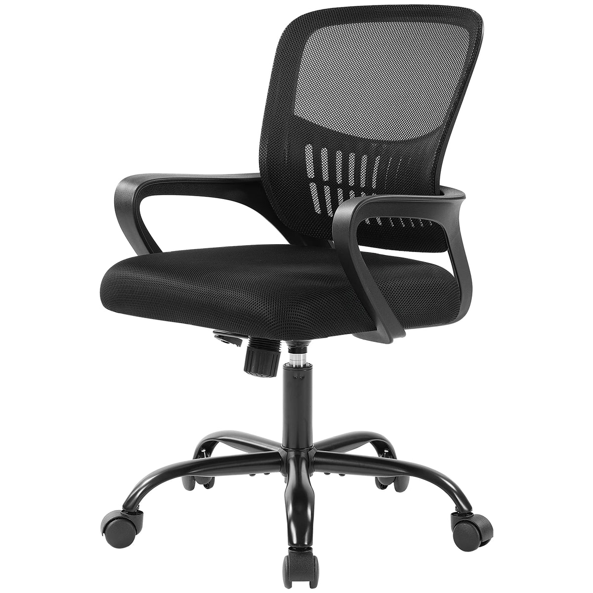 MCQ Ergonomic Mid Back Office Chair With Adjustable Lumbar Support