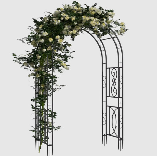 Heavy Duty Metal Garden Arbor Vine Flower Trellis