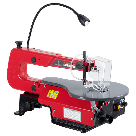 HiMISS Variable Speed Scroll Saw With Tilting Table Led Light