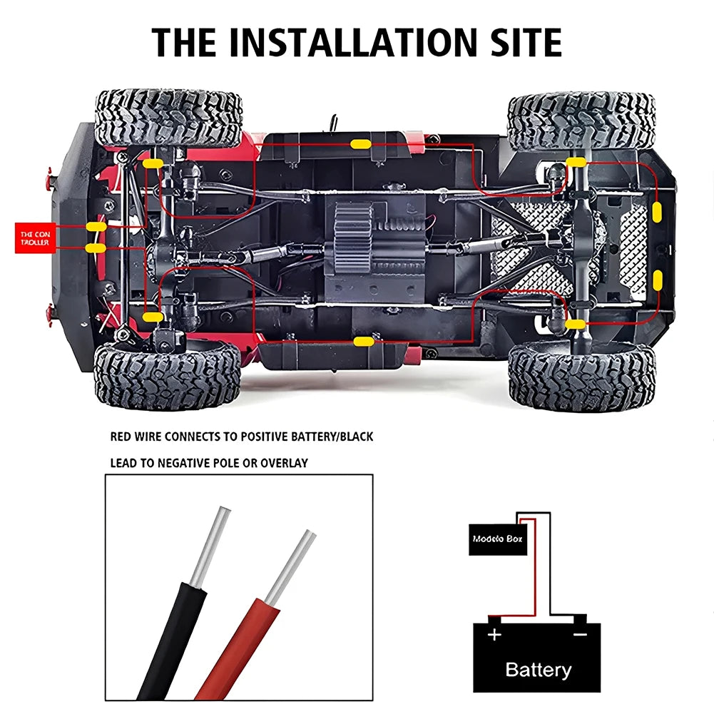 Universal RGB Car LED Rock Lights With App Music Mode
