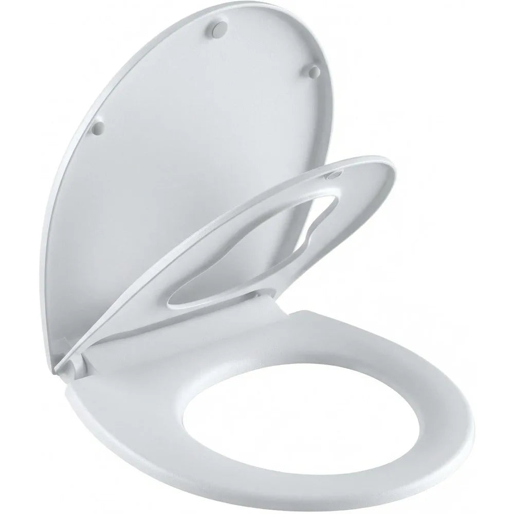 Universal Slow Close Toilet Seat With Antibacterial Quick Release Lid