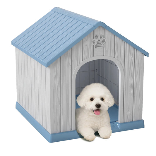 Weatherproof Plastic Dog House For Outdoor And Indoor Pets