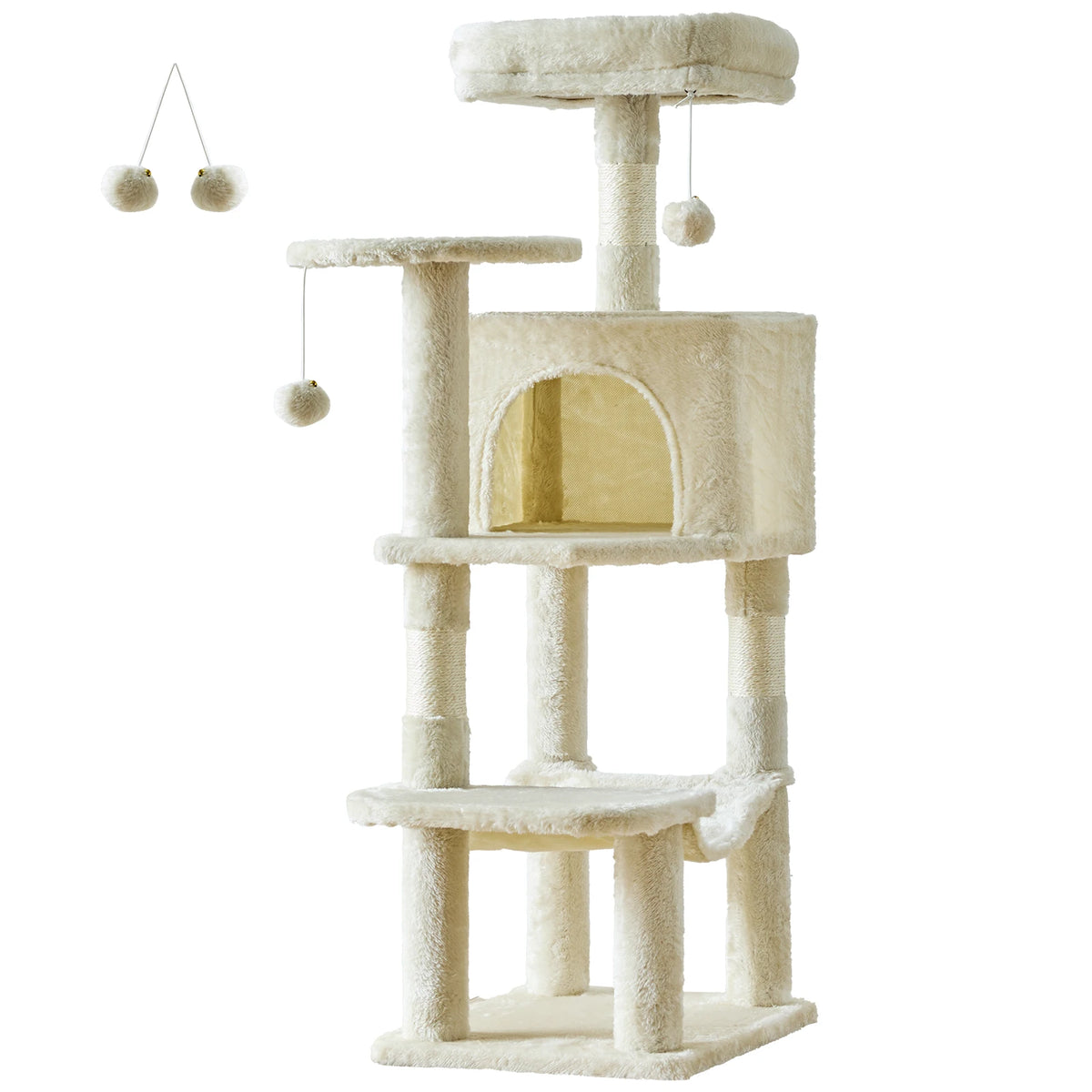 JHK Cat Tree Tall Multi Climbing Tower For Indoor Cats