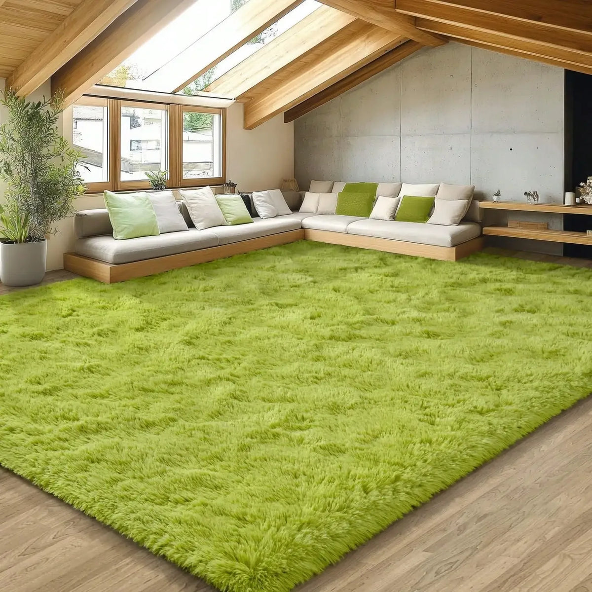 Premium Plush Thick Pile Carpet Non Slip Soft Area Rug
