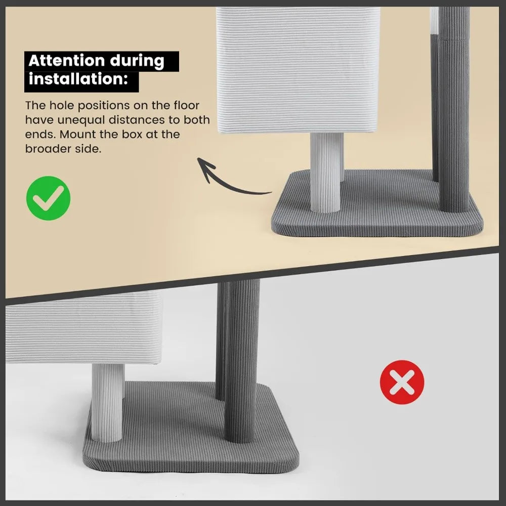 Nbvcx Heavy Duty Extra Large Multi Level Cat Tree Tower